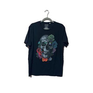 Guess Graphic T-Shirt With Skull Design Large